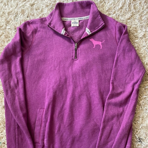 PINK Victoria’s Secret Quarter Zip - Picture 2 of 3